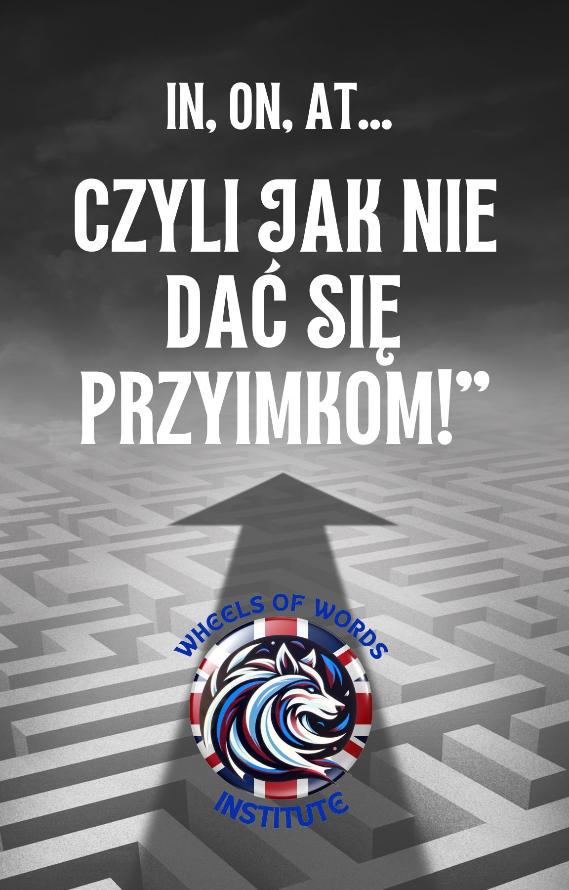 E-book: In, on, at… (okładka)